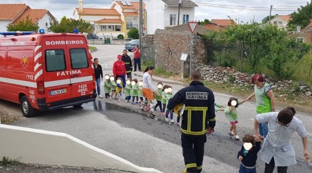 Simulacros de incndio urbano nas escolas APAJE