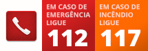 Caso de Emergência ligue 112